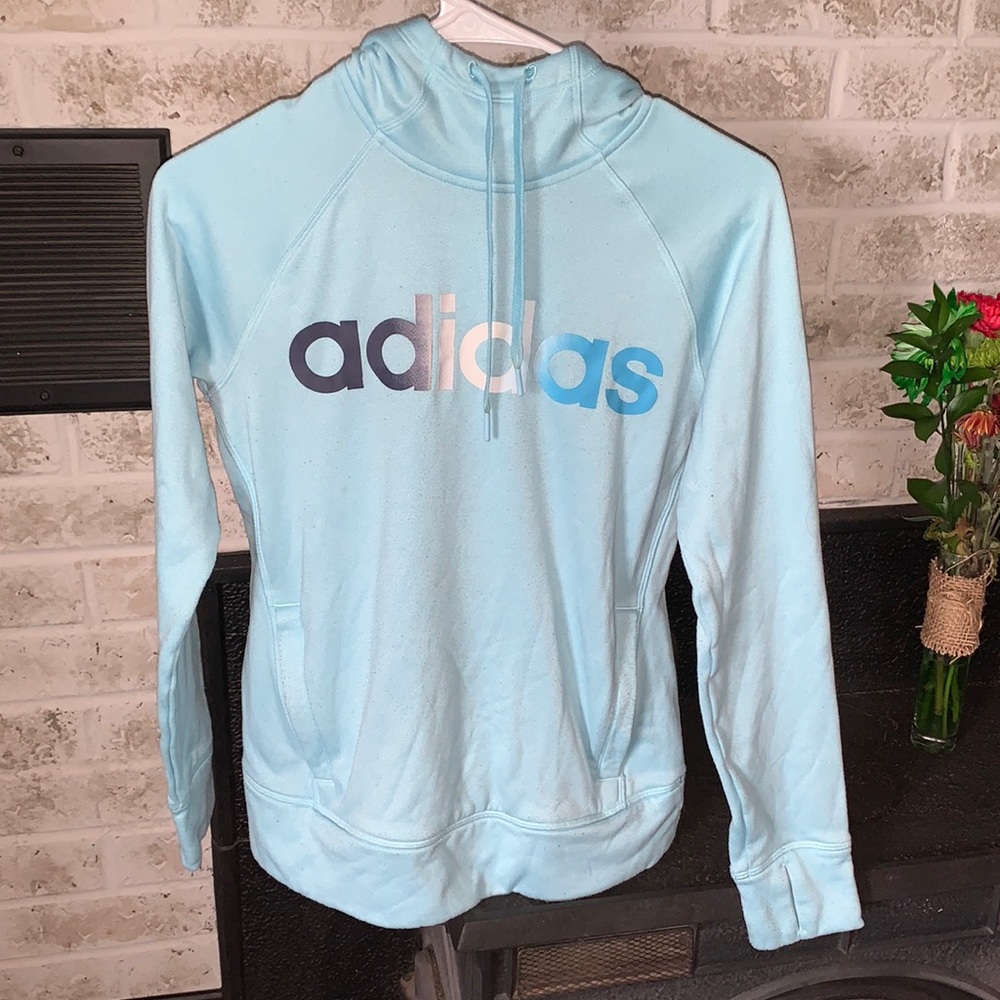 Light blue Adidas sweatshirt
